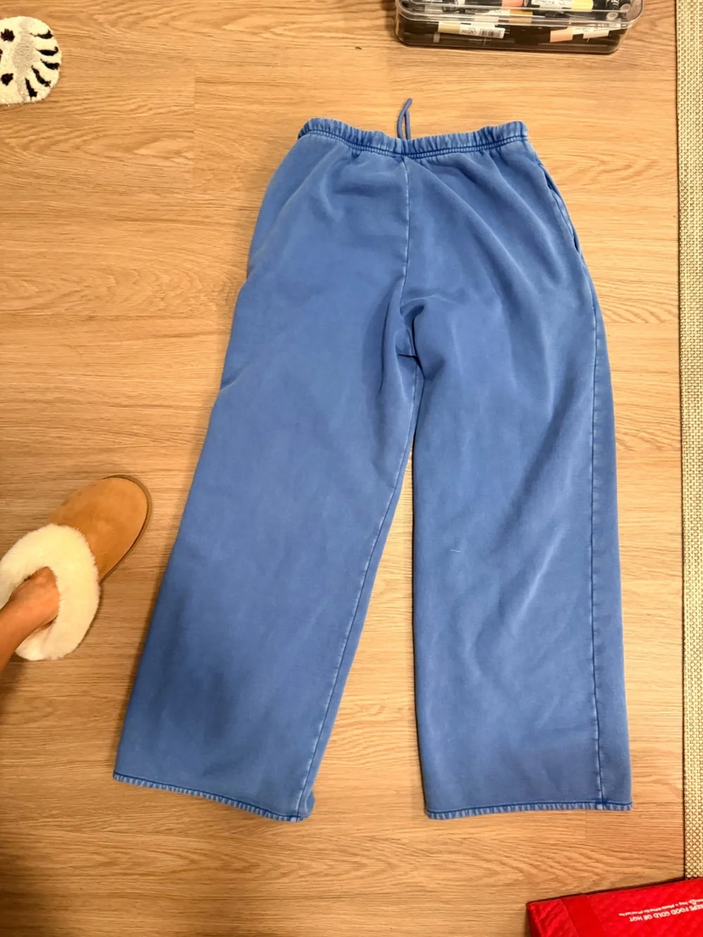 Aritzia Cozy Sweatfleece Mega Cargo™ Sweatpant in No-stress Light Blue, Size S